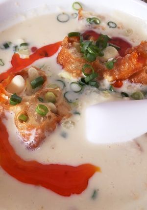 鹹豆漿(シェントウジャン)豆乳スープ-レシピのメイン写真