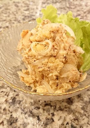 レンチンのみ!居酒屋風さば味噌ポテサラ-レシピのメイン写真