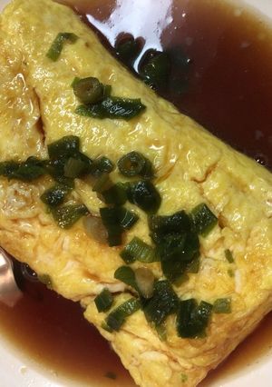 だし巻き卵〜にんにく醤油ソース〜-レシピのメイン写真