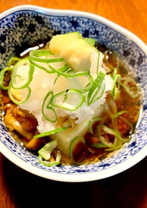 食べごたえ！なめことおろしの揚げ出し豆腐-レシピのメイン写真