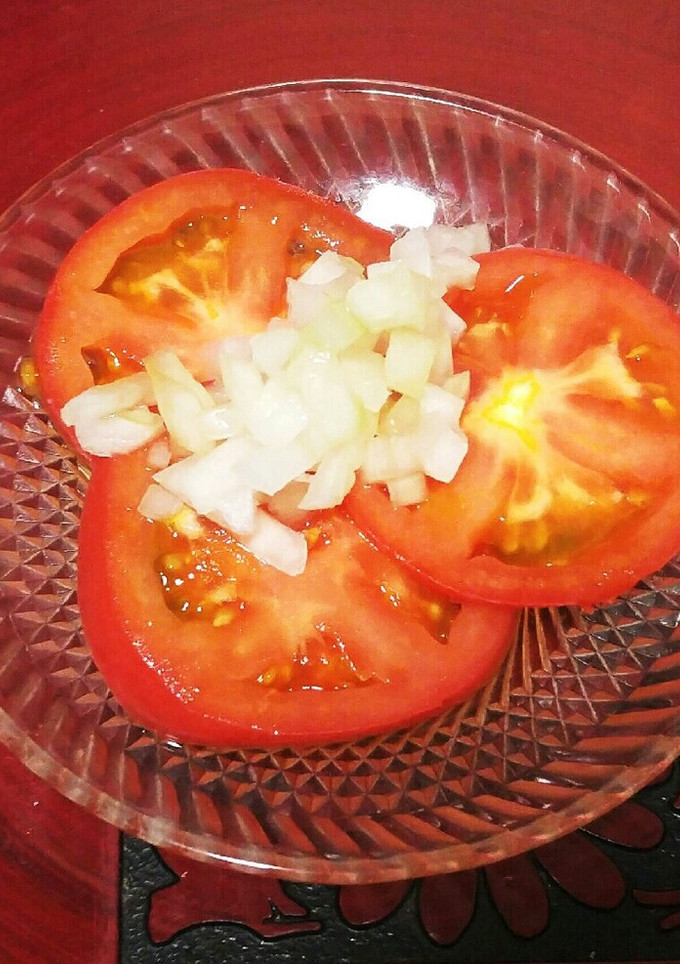 簡単♪美味しい☆トマトと玉ねぎのサラダ-レシピのメイン写真