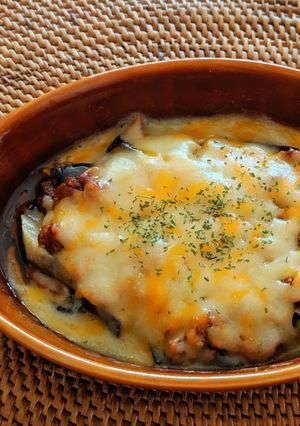 ミートソースと茄子の重ね焼き-レシピのメイン写真