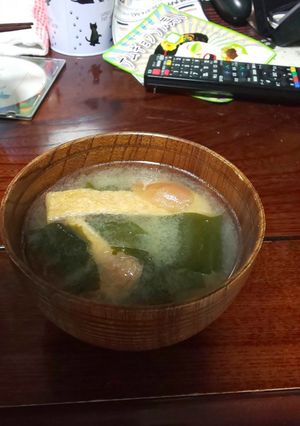 梅干し入り味噌汁-レシピのメイン写真