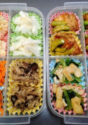 冷凍で作り置きお弁当副菜 9月二週目-レシピのメイン写真