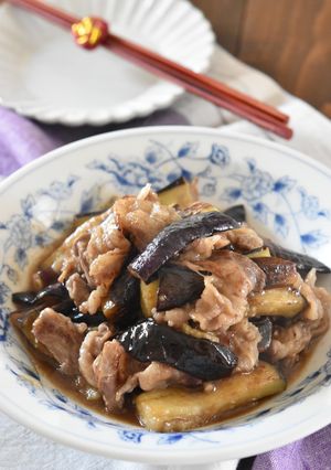 なすと牛肉の甘辛生姜炒め【作り置き】-レシピのメイン写真