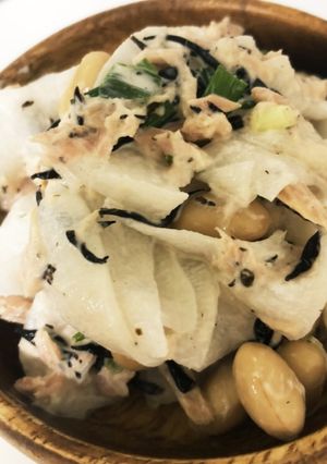 大根とツナのひじき豆サラダ-レシピのメイン写真