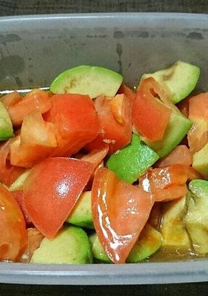 アボカドとトマトのさっぱりわさびサラダ-レシピのメイン写真