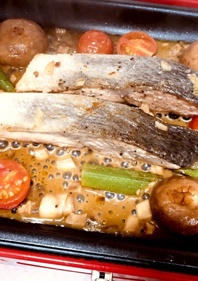 秋鮭の白ワイン蒸し-レシピのメイン写真
