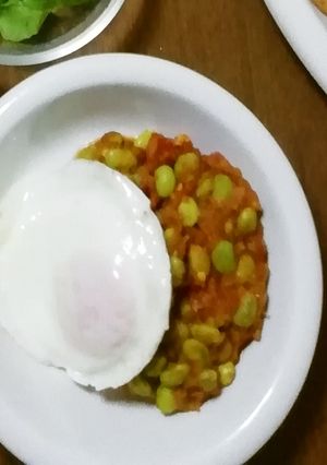 枝豆のチャナマサラ風カレー-レシピのメイン写真