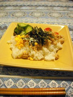 鶏そぼろ寿司-レシピのメイン写真