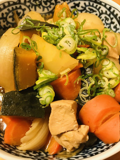 鶏むね肉と根菜&カボチャのあまから煮-レシピのメイン写真