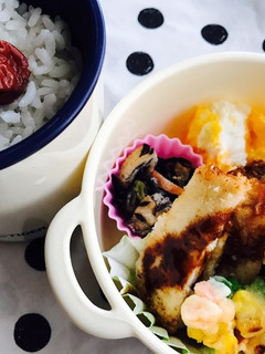 トンカツ弁当-レシピのメイン写真