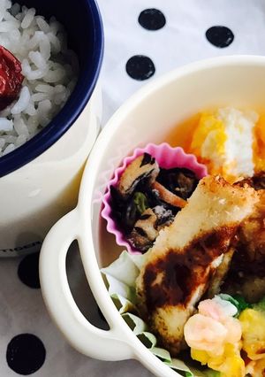 トンカツ弁当-レシピのメイン写真