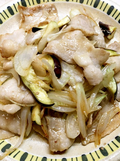豚バラ肉&玉ねぎ&なすのオイスター炒め-レシピのメイン写真