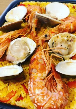 【男子飯】brunoでタイ米パエリア-レシピのメイン写真