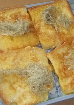 フレンチトーストにとろろ昆布-レシピのメイン写真