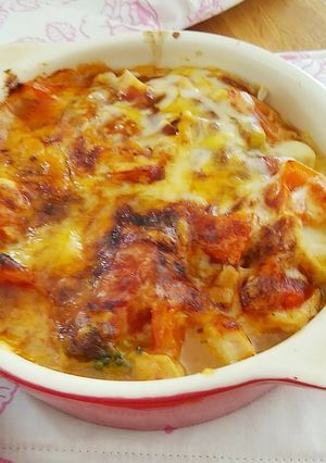 ズボラ飯♡ポテサラミートソース焼き-レシピのメイン写真