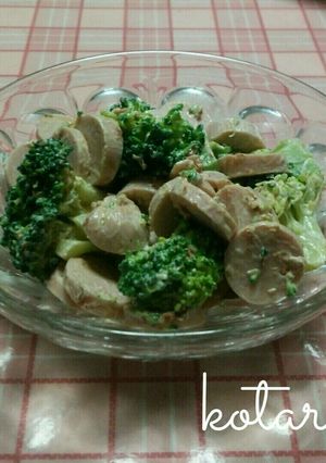 ブロッコリーと魚肉ソーセージの和風サラダ-レシピのメイン写真