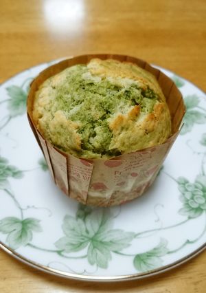 抹茶とミルキー風味のマフィン-レシピのメイン写真