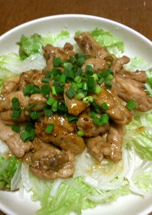 鶏せせりのわさび焼き-レシピのメイン写真