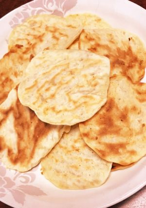 離乳食・幼児食 バナナりんごパンケーキ-レシピのメイン写真