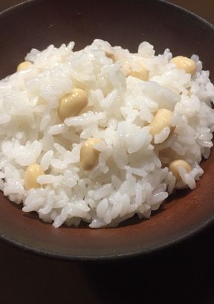 大豆ご飯〜圧力鍋で2分半-レシピのメイン写真
