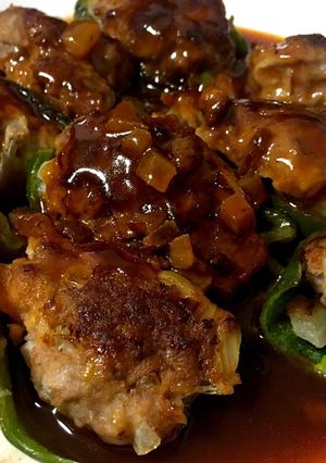 フライパンで簡単◎ピーマンの肉詰め-レシピのメイン写真