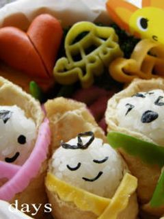 ❁いなりで可愛い赤ちゃん❁(キャラ弁)-レシピのメイン写真