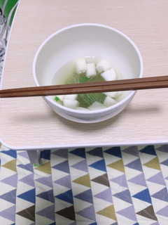 残り物で☆はんぺんめかぶスープ-レシピのメイン写真