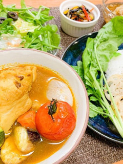 夏野菜のスープカレー-レシピのメイン写真