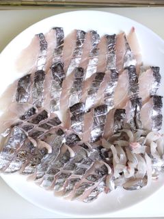 タチウオの刺身三種盛り-レシピのメイン写真