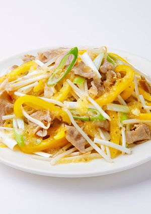 パプリカと豚肉のもやし炒め-レシピのメイン写真