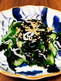 ミツカン きゅうりとわかめの酢の物-レシピのメイン写真