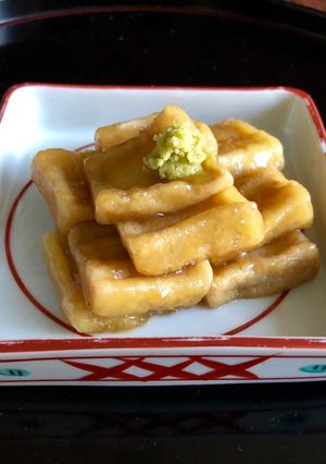 加賀麩みたいな高野豆腐の揚げ煮◆おつまみ-レシピのメイン写真