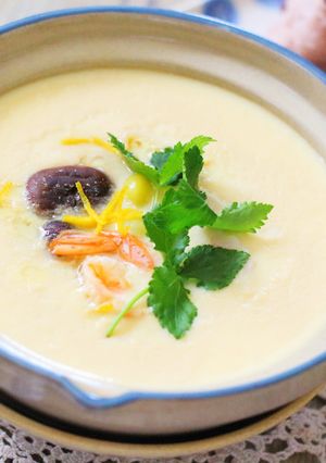 大豆ペーストで土鍋茶碗蒸し-レシピのメイン写真