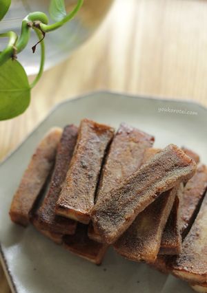 高野豆腐の黒糖かりんとうを【そば粉】で！-レシピのメイン写真
