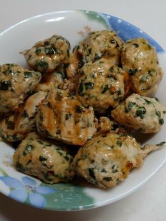 グリルで鶏つくね。大葉たっぷり-レシピのメイン写真