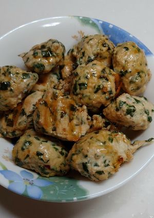 グリルで鶏つくね。大葉たっぷり-レシピのメイン写真