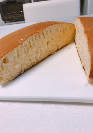 小麦粉で作る分厚い♡ホットケーキ-レシピのメイン写真