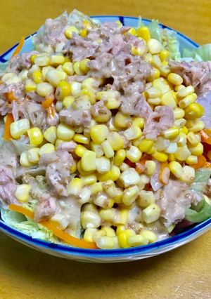 ツナコーンサラダ-レシピのメイン写真