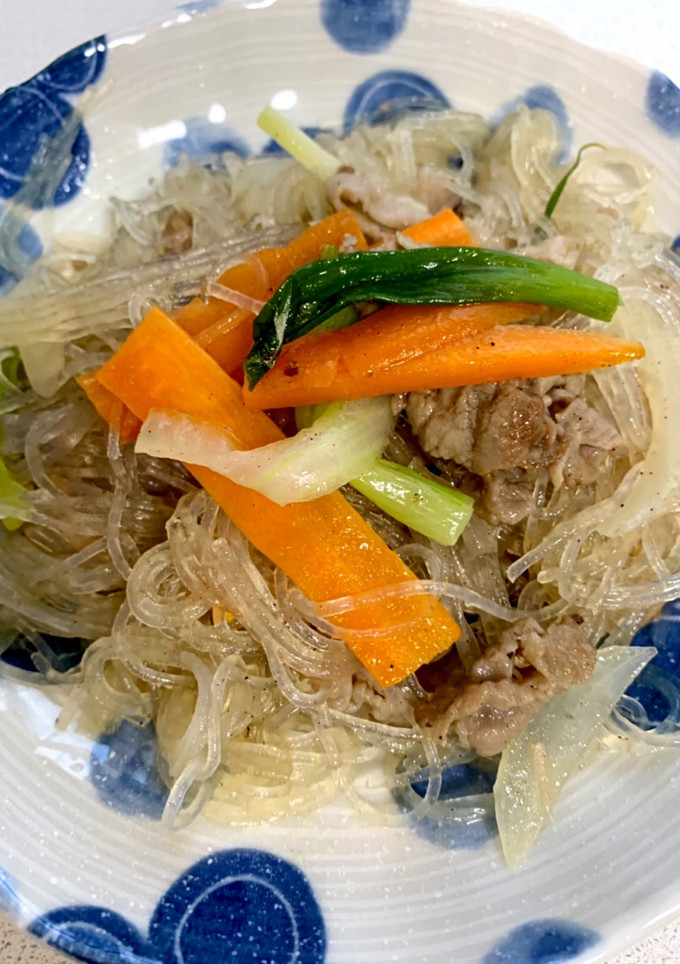 豚肉と野菜のはるさめ炒めばーちゃんの味♪-レシピのメイン写真