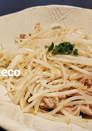 簡単さっぱり★豚肉ともやしのお好みだれ-レシピのメイン写真