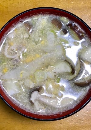 冷しゃぶの茹で汁のスープ-レシピのメイン写真