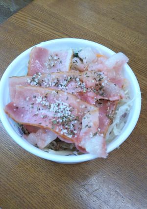 イタリア風ベーコンサラダ丼-レシピのメイン写真