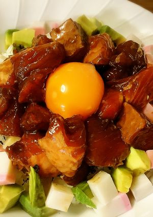 サーモンのタルタルとアボカドDON❣️-レシピのメイン写真
