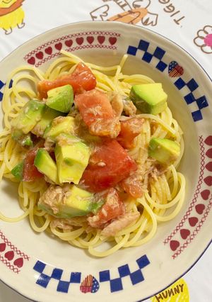 簡単!和えるだけの冷製パスタ-レシピのメイン写真