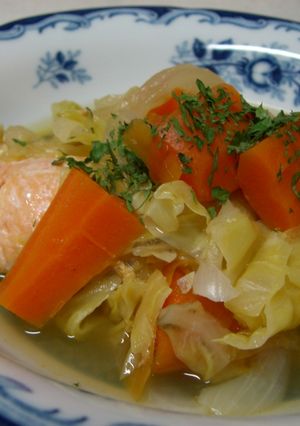 超カンタン☆サーモンの重ね煮-レシピのメイン写真