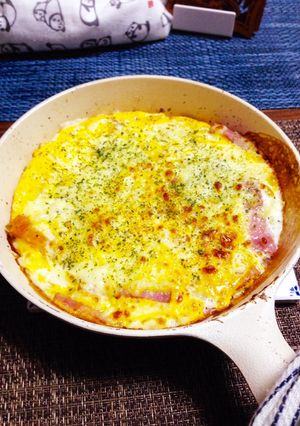 超簡単！ベーコンエッグ-レシピのメイン写真