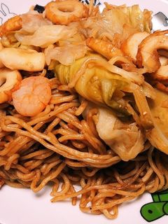 いかと海老の焼きそば-レシピのメイン写真