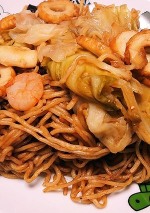 いかと海老の焼きそば-レシピのメイン写真